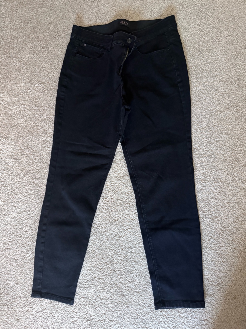 Women's Black Skinny Jeans - CURVE APPEAL